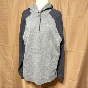Tek Gear Light Gray and Charcoal Men's Hoodie